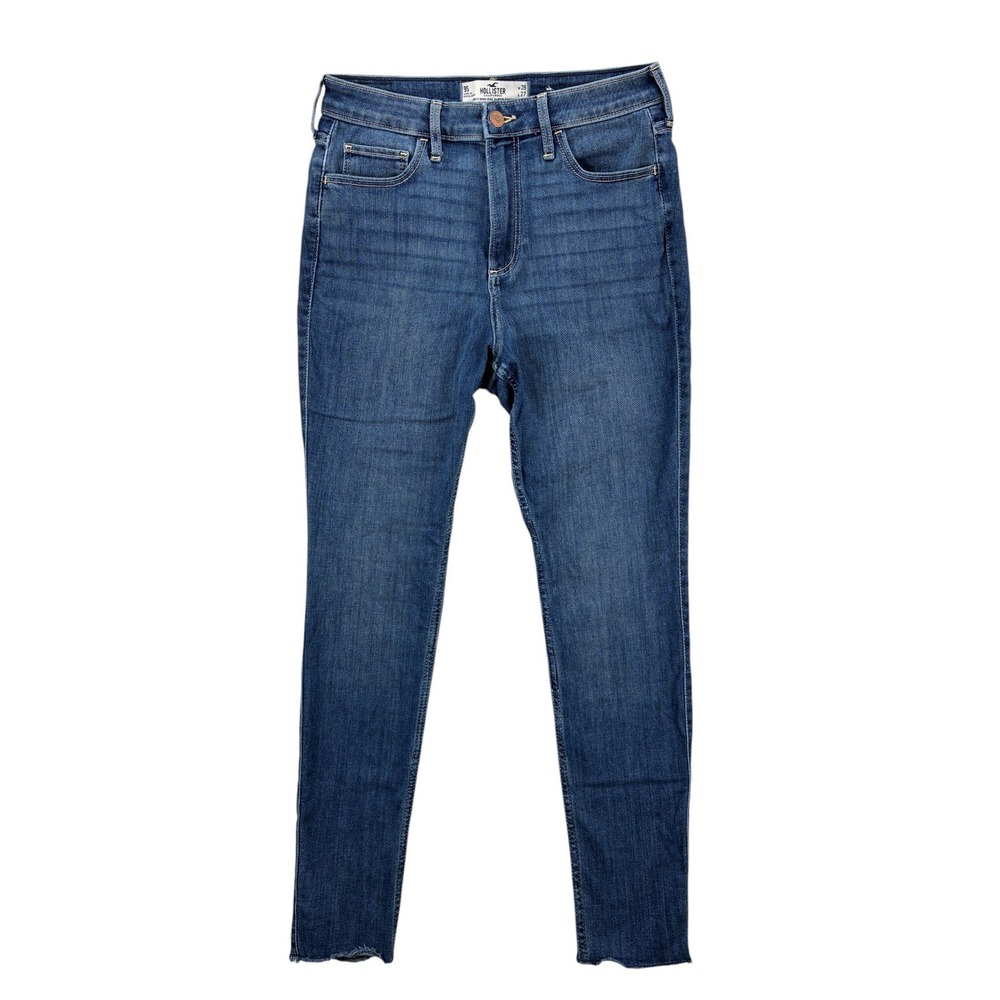 Hollister Curvy High-Rise Super Skinny Jeans Women's 29×27 Dark‎ Wash